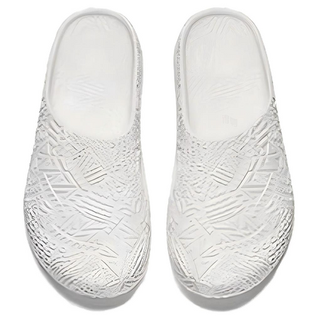 Anta Irving Totem Abrasion Resistant Quick Dry Closed Toe Slippers Mens White  vjsneaker.com