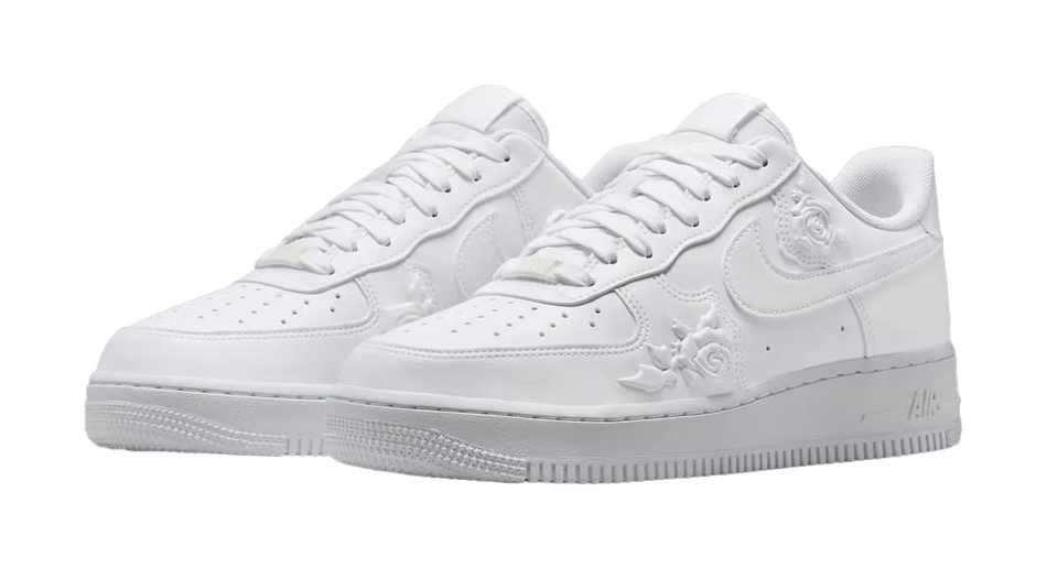 Nike Air Force 1 Low 07 White Roses Womens  vjsneaker.com