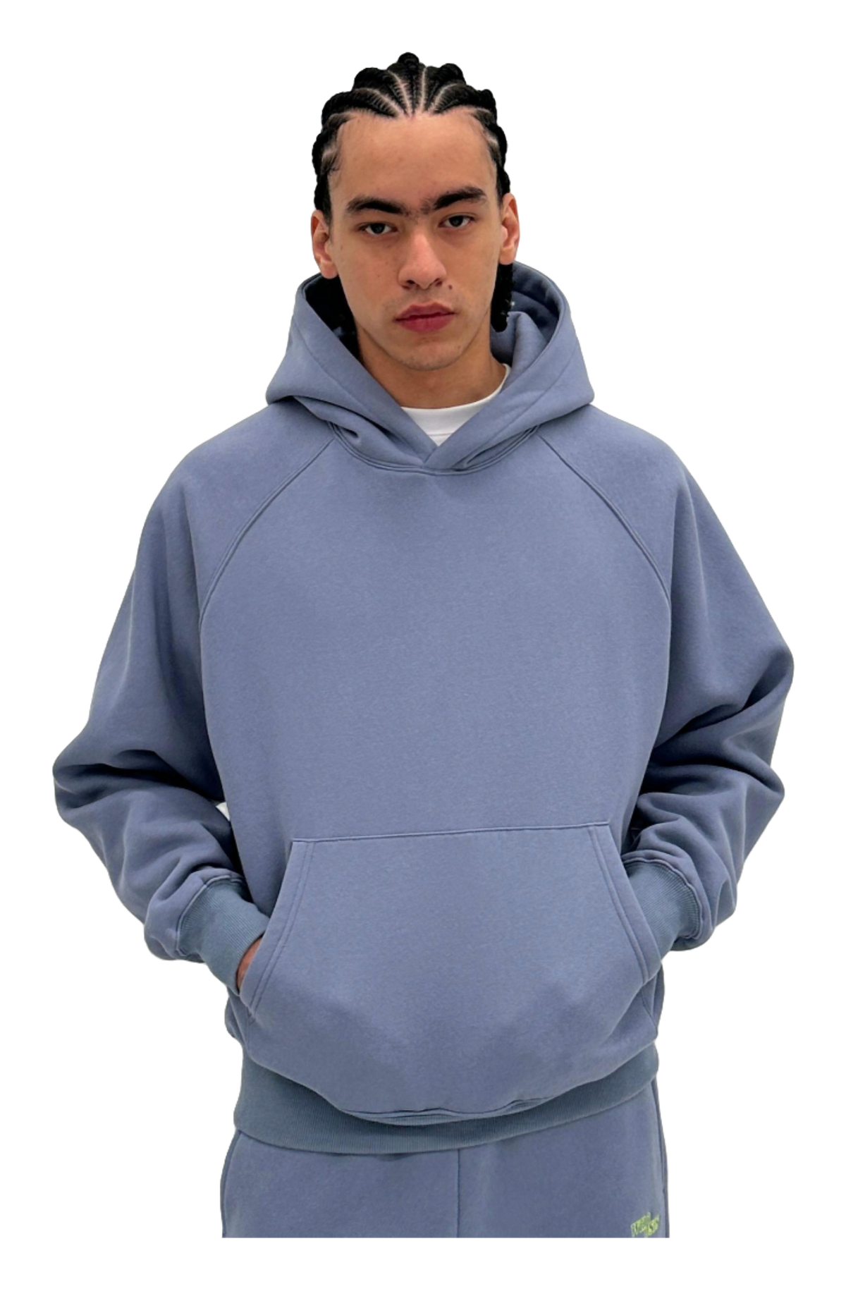 WHOOSIS letter embroidery logo hoodie casual loose China-Chic pullover multicolor plush autumn and winter sweater for men and women  vjsneaker.com