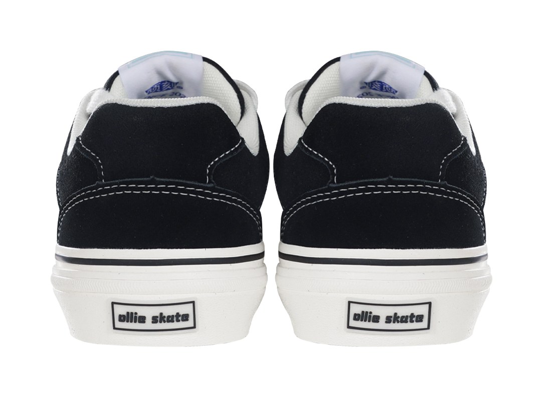 Ollieskate Wear resistant And Lightweight Low Top Skateboard Shoes Unisex Black 