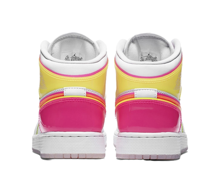 Jordan 1 Mid Edge Glow GS  vjsneaker.com