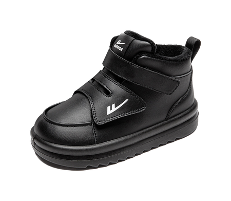 Warrior Power Fashion Plus Velvet Thick Anti Cold Cotton Boots Versatile Casual Snow Boots Wear resistant, Waterproof, Warm, High Help Children's Outdoor Shoes  VJSNEAKER