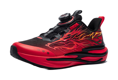 ANTA Children's Red Flame Comfortable Technology Trendy Low cut Running Shoes for Men and Women  VJSNEAKER