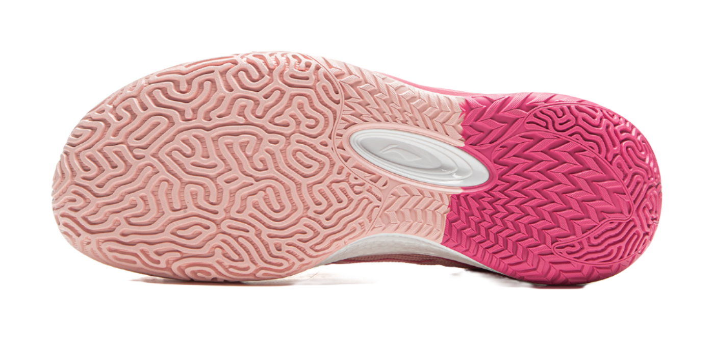 LiNing Cushioning, Slip Resistant, Abrasion Resistant, Rebound Grip Low Top Basketball Shoes Mens Frosting Pink  VJSNEAKER