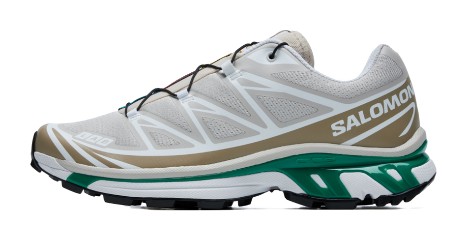 SALOMON XT 6 Cushioning Abrasion Resistant Breathable Support Casual Running Shoes Unisex Earth Gray Copper Green  vjsneaker.com