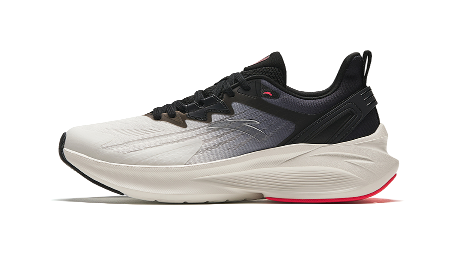 Anta Stinger 5 Shock Absorbers Slip Resistant Abrasion Resistant Low top Casual Running Shoes Men's White Black 