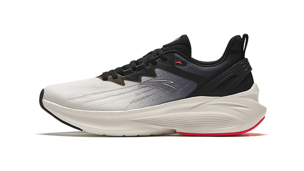 Anta Stinger 5 Shock Absorbers Slip Resistant Abrasion Resistant Low top Casual Running Shoes Men's White Black 