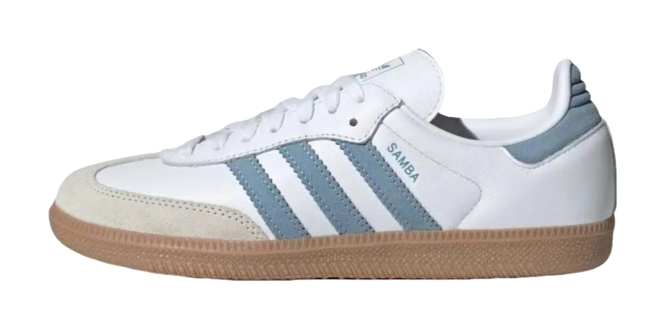 Adidas Wmns Samba Og White Ash Blue Gum Womens  VJSNEAKER