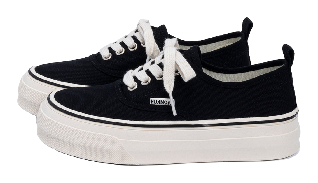 HUANQIU Lightweight Balance Low Top Canvas Shoes Women's 