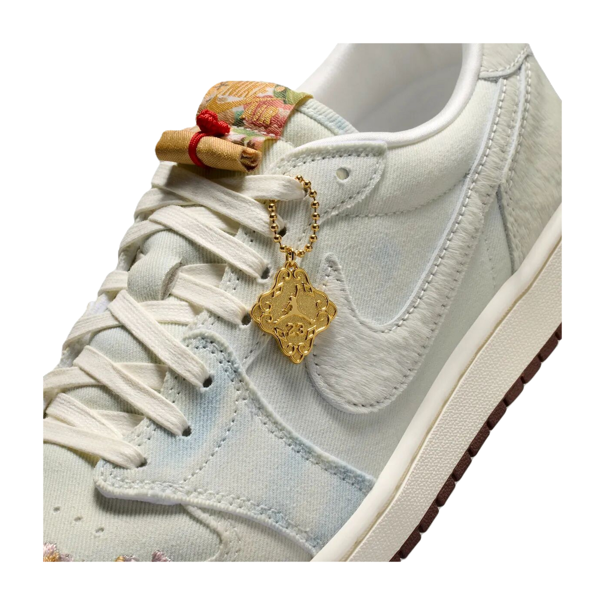 Jordan Air Jordan 1 Low top Vintage Basketball Shoes Unisex White Blue  vjsneaker.com