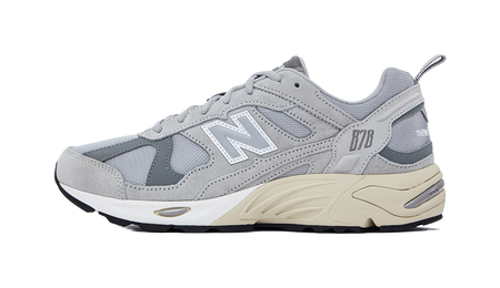 878 New Balance Light Grey Silver  vjsneaker.com