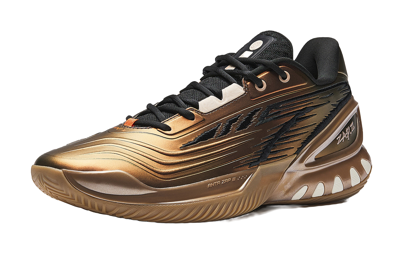 Anta Low top Basketball Shoes Mens Gold  vjsneaker.com