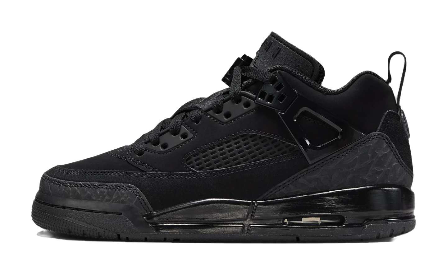 Jordan Spizike Slip Resistant Abrasion Resistant Low top Childrens Basketball Shoes Black Unisex  vjsneaker.com