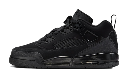 Jordan Spizike Slip Resistant Abrasion Resistant Low top Childrens Basketball Shoes Black Unisex  vjsneaker.com