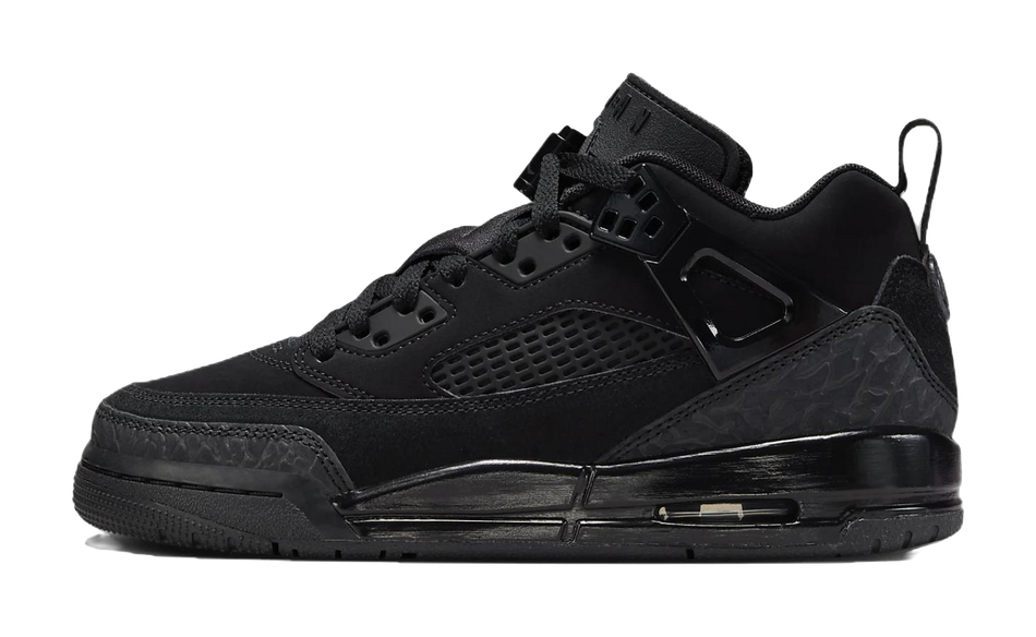 Jordan Spizike Slip Resistant Abrasion Resistant Low top Childrens Basketball Shoes Black Unisex  vjsneaker.com