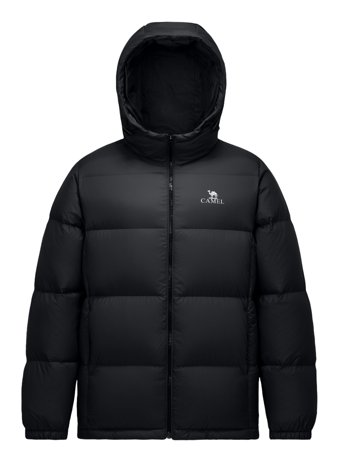 CAMEL Warm Fleece Series Down Jacket Unisex Black  VJ SNEAKER