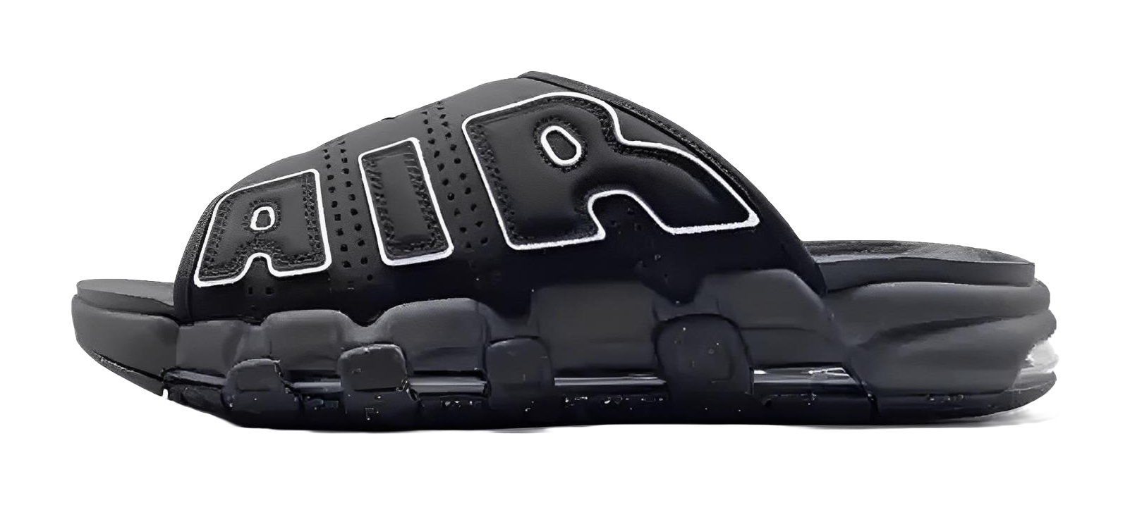 Nike Air More Uptempo Slide OG Black White  VJSNEAKER