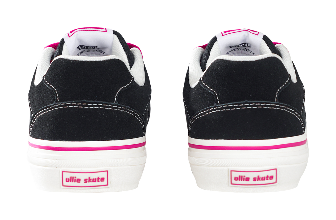 Ollieskate Wear resistant And Lightweight Low Top Skateboard Shoes Unisex Black 