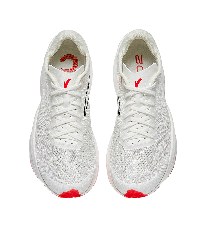 Anta C202 6.0 Anti-Slip And Wear-Resistant Support Low-Top Running Shoes Men's White Black 