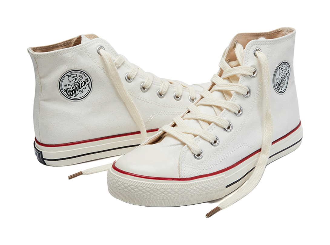 Warrior Slip Resistant Abrasion Resistant High top Canvas Shoes Unisex 