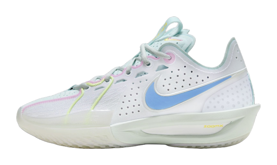 Nike G.T. Cut 3 EP White Aquarius Blue Pink Womens  vjsneaker.com