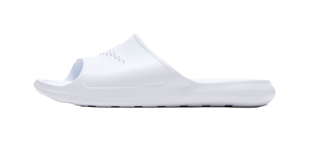 Nike Victori One Shower Slide Triple White Womens  vjsneaker.com