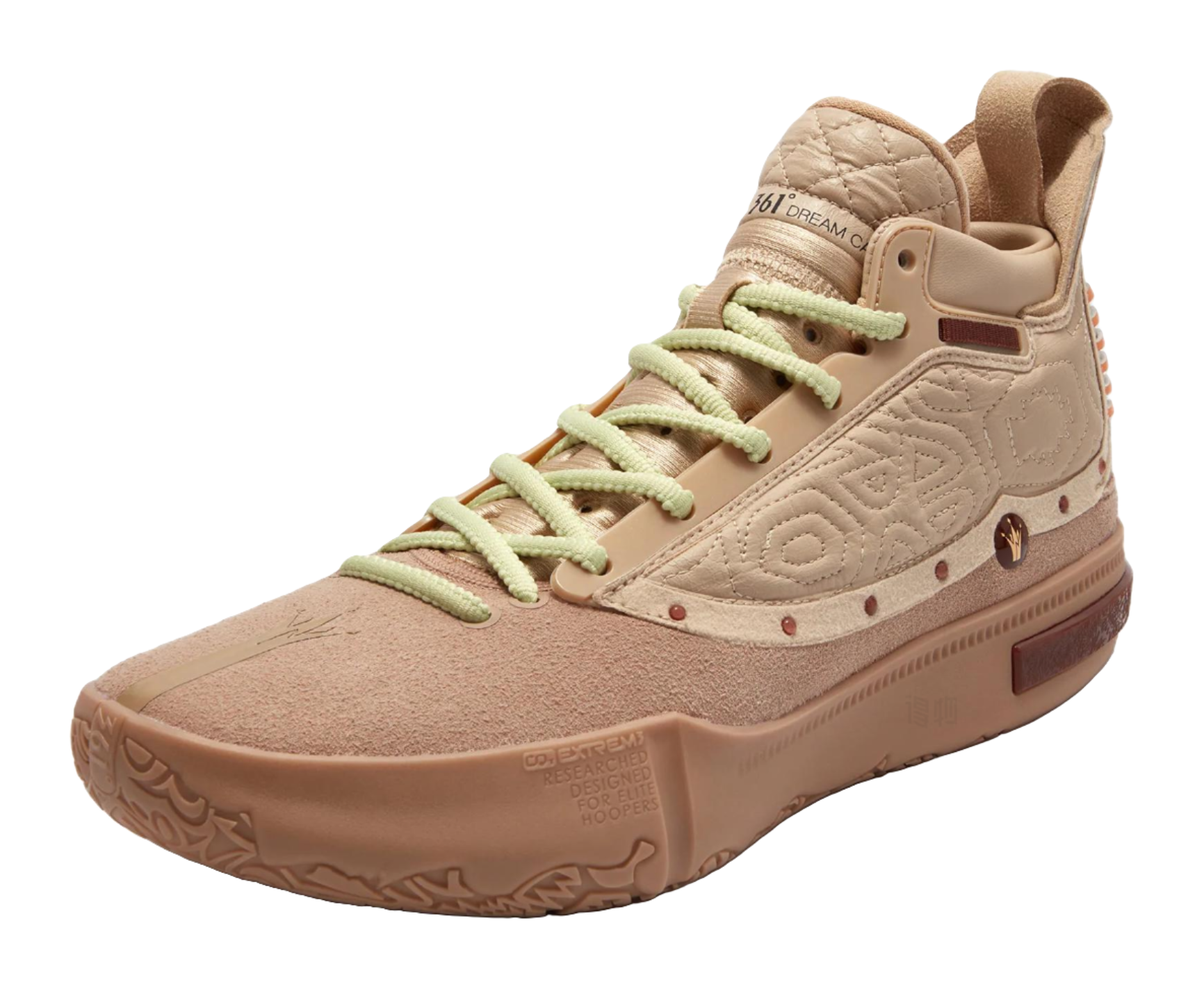 361° Joker 1 GT Cushioning, Wear Resistant High top Basketball Shoes Mens Umber  vjsneaker.com