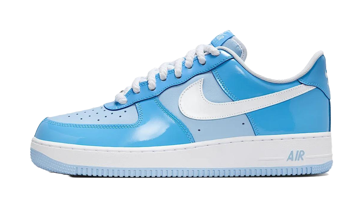 Nike Air Force 1 Low 07 LV8 Phychic Blue White Patent  VJSNEAKER
