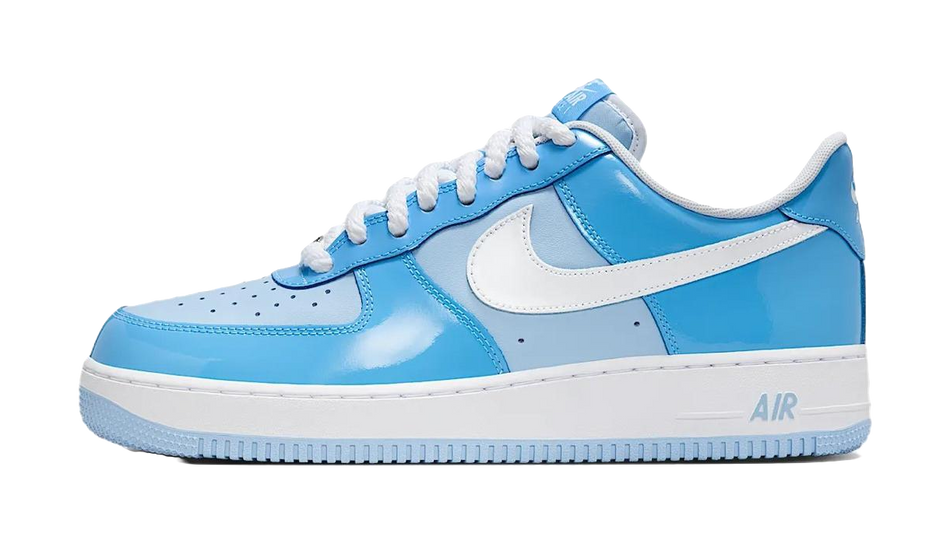 Nike Air Force 1 Low 07 LV8 Phychic Blue White Patent  VJSNEAKER