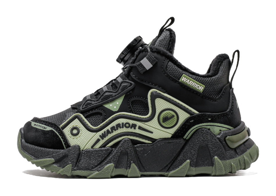 Warrior Synthetic Leather Slip Resistant Lightweight Cushioning Thermal Low top Kids Lifestyle Shoes Kids  VJSNEAKER