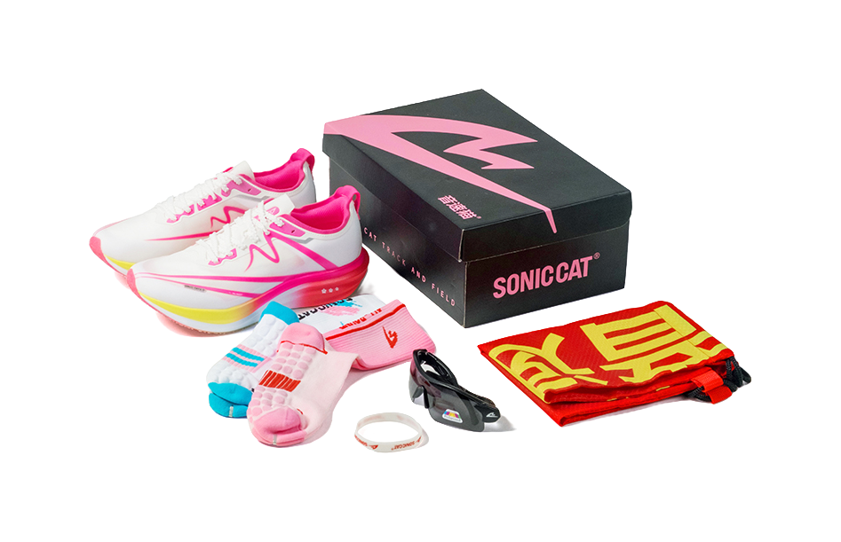 Sonic Cat Reverse Heaven 3.0 Running Shoes Unisex Low top Pink 