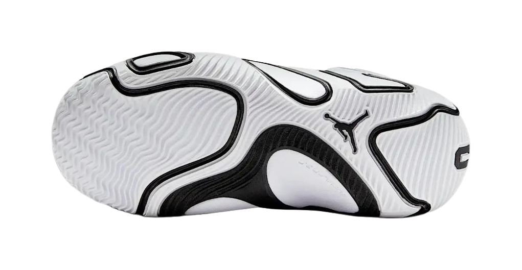 Jordan Tatum 3 Abrasion Resistant Mid Top Childrens Basketball Shoes White Black  vjsneaker.com