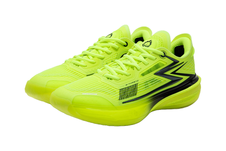 361° Speed BB Basketball Shoes Mens Low top Neon Solar Yellow/Obsidian Black  vjsneaker.com