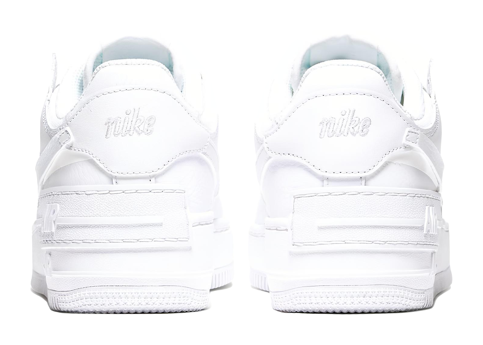 Nike Air Force 1 Shadow Triple White Womens  vjsneaker.com