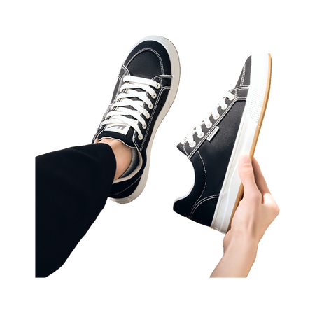 Warrior Slip Resistant Abrasion Resistant Low top Canvas Shoes Unisex Black  vjsneaker.com