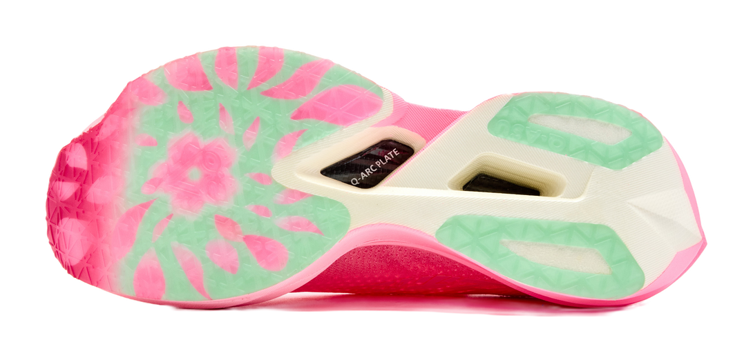 QIAODAN Feiying Plaid 2.0 Running Shoes Men's Low top Soft Pink 