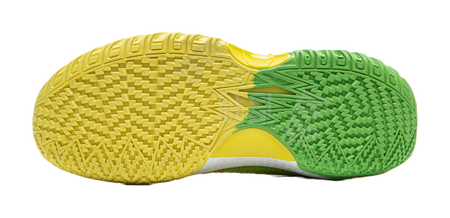 LiNing Jie Ao 2 Cushioning Anti Slip And Wear Resistant Rebound Low Top Outdoor Basketball Shoes Mens Yellow Green  VJSNEAKER