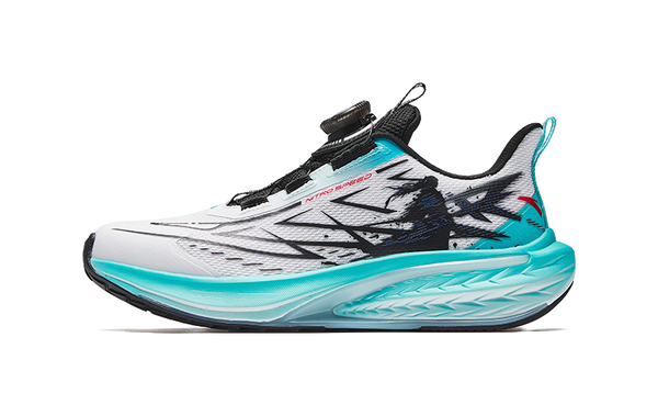 Antakids Lurid Wave Rebound Breathable Lightweight Cushioning Low Top Kids' Running Shoes 