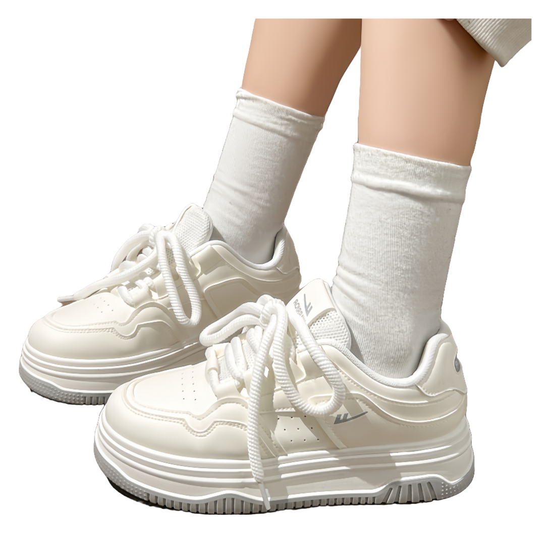 Warrior Slip Resistant, Abrasion Resistant, Breathable Low top Skateboard Shoes Women's White 