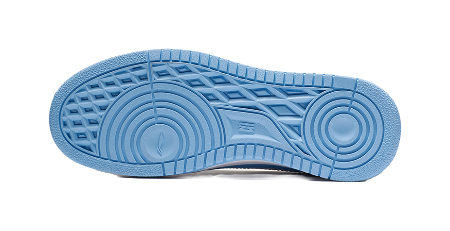 LINING YOUNG Sports Life Collection Low Top Kids' Skateboarding Shoes White Blue 