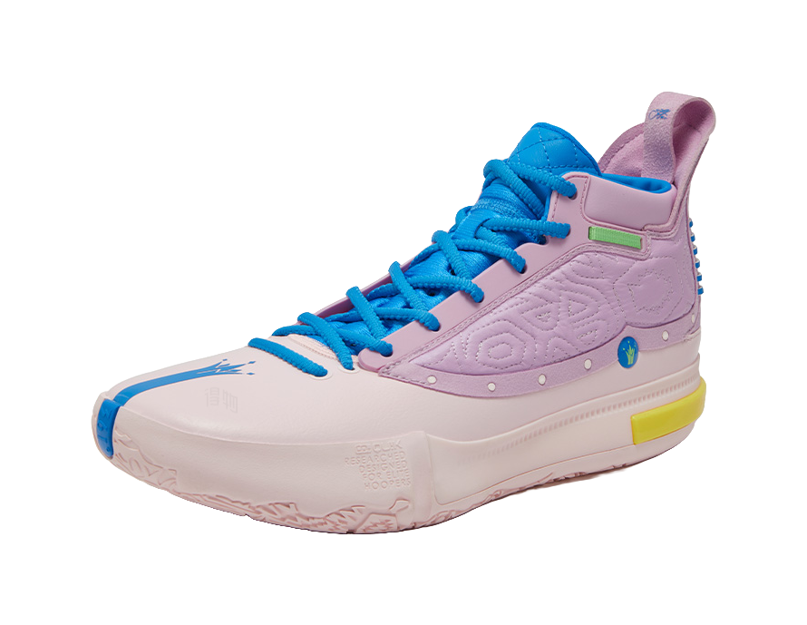 361° Joker Nikola Jokić The Legend Basketball Shoes Mens High top Heart Pink/Dream Purple  vjsneaker.com