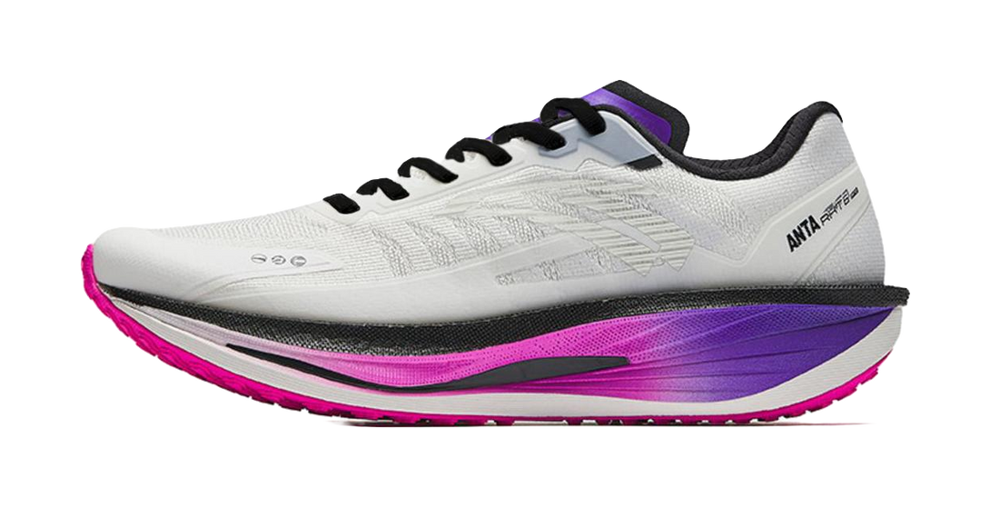 Anta Cushioning Anti-Slip And Wear-Resistant Low-Top Casual Running Shoes Men's White Black 