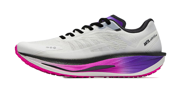 Anta Cushioning Anti-Slip And Wear-Resistant Low-Top Casual Running Shoes Men's White Black 