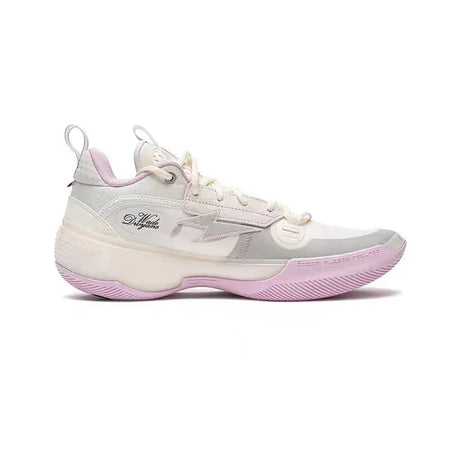 Li-Ning Way of Wade 10 Low Basketball Shoes - White/Pink | BOOM Cushion & Carbon Plate