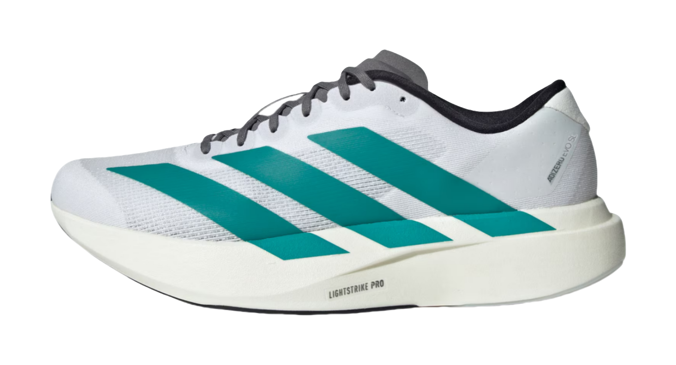Adidas Adizero Evo Sl White Pure Teal  vjsneaker.com