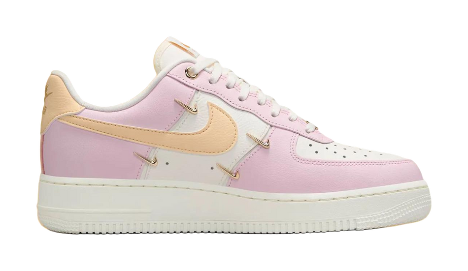 Nike Air Force 1 Low 07 Lx Pink Foam Mini Swoosh Womens  vjsneaker.com