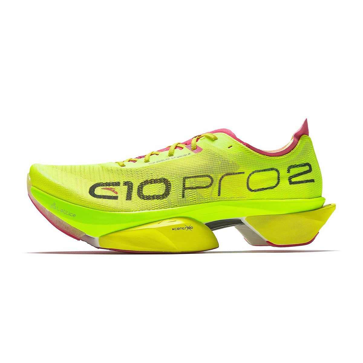 Anta C10 PRO 2.0 "Ignition Point" 112545574-2 - Running Shoes Green/Beet Red