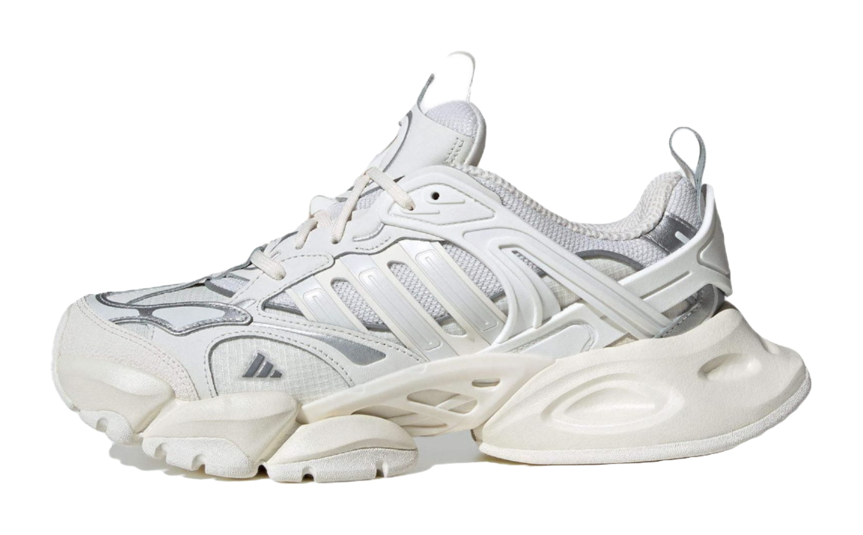 Adidas Xlg Runner Deluxe White Silver Metallic  VJSNEAKER