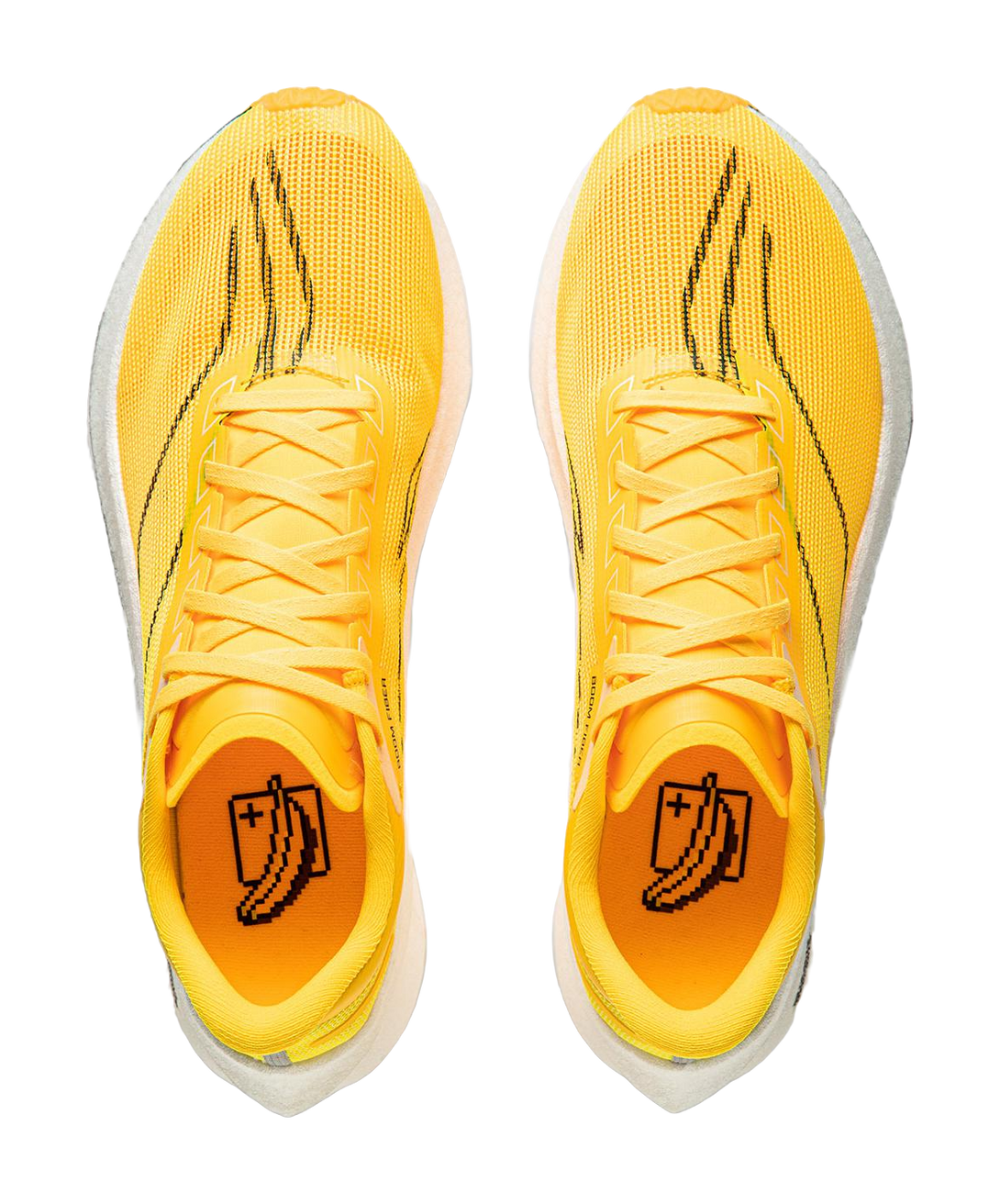 LINING Feidian 4 Challenger Running Shoes Men's Low top Yellow 