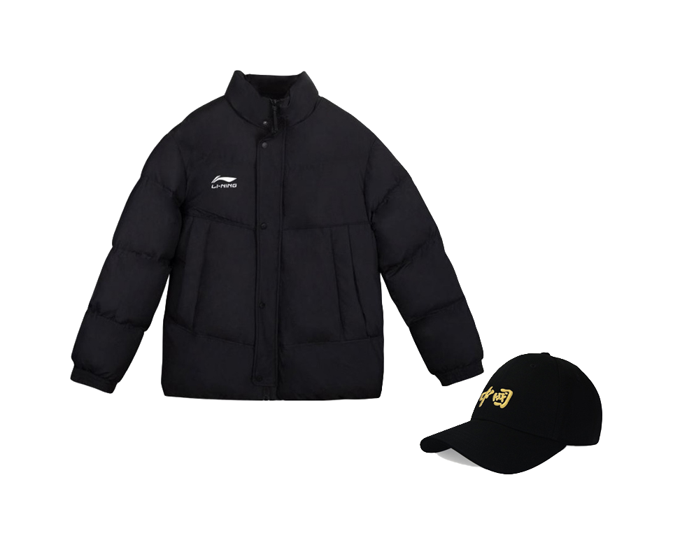 LiNing Puffer Jacket Mens Black  VJSNEAKER